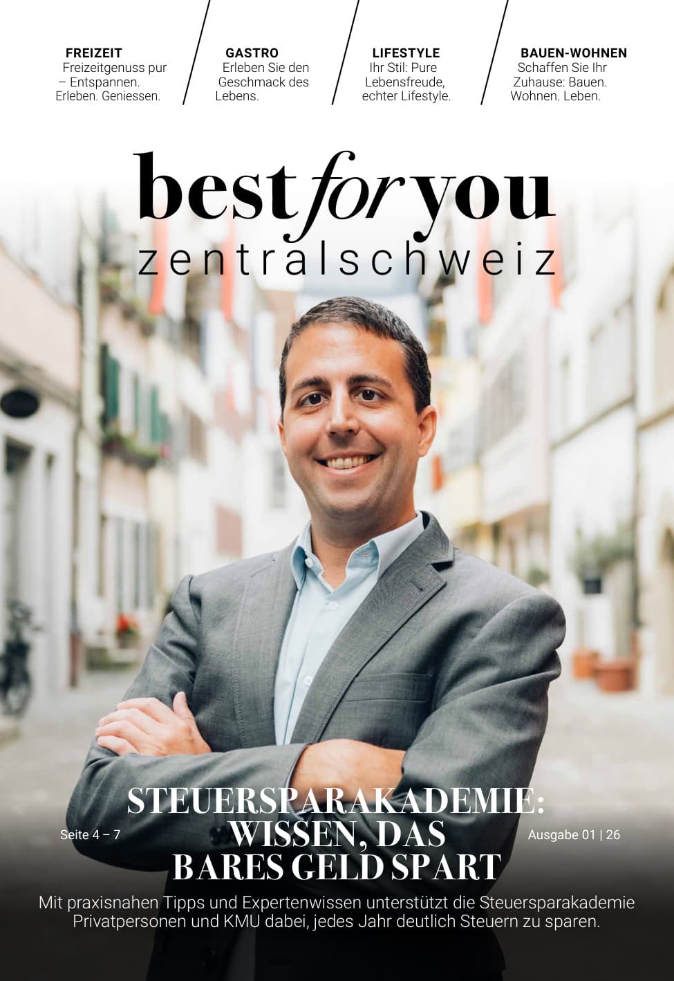 best for you Zentralschweiz, eine Ausgabe