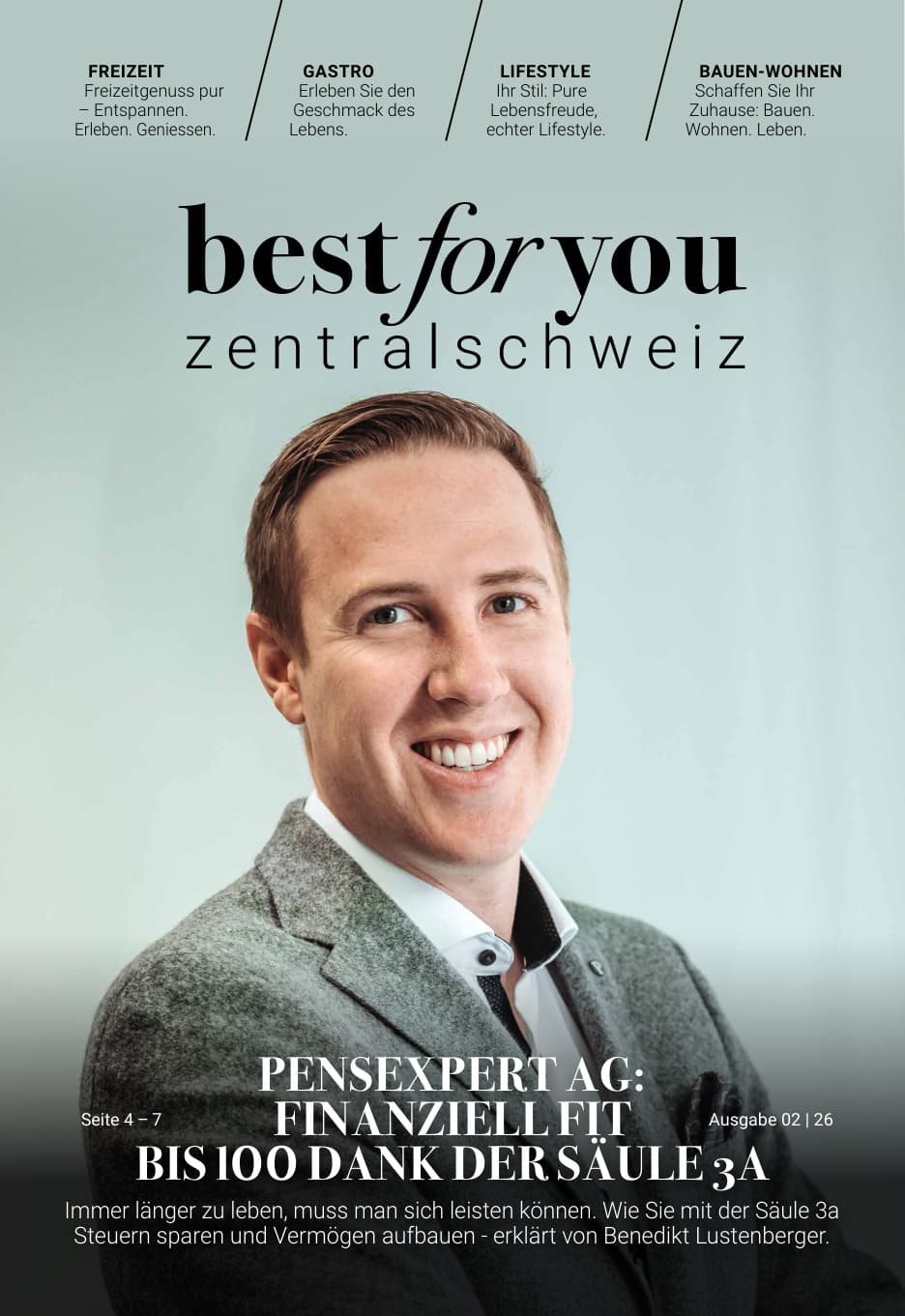 best for you Zentralschweiz, eine Ausgabe