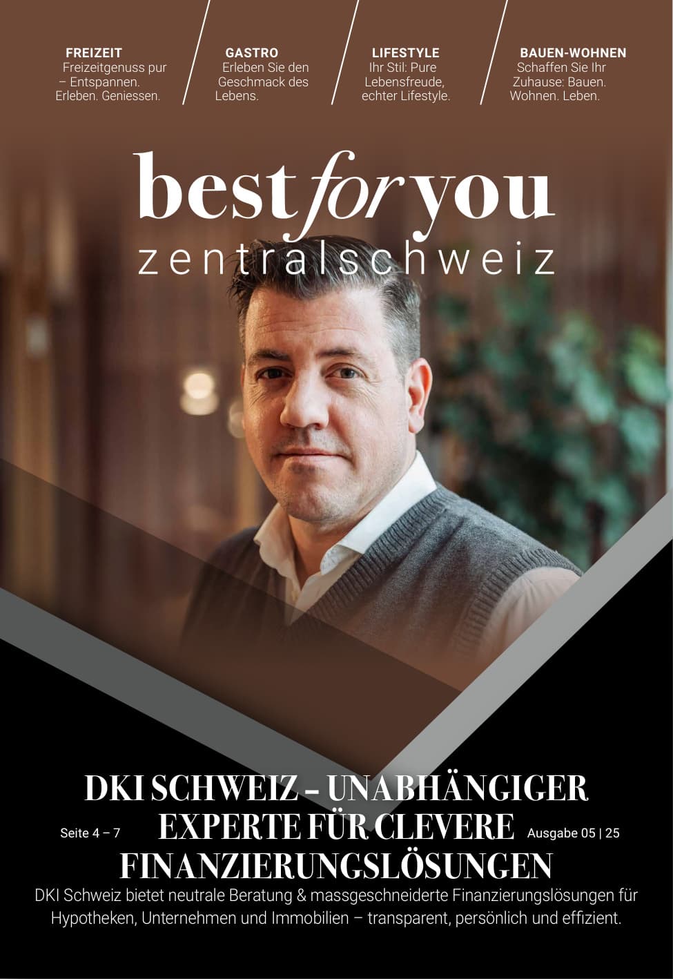 best for you Zentralschweiz, eine Ausgabe